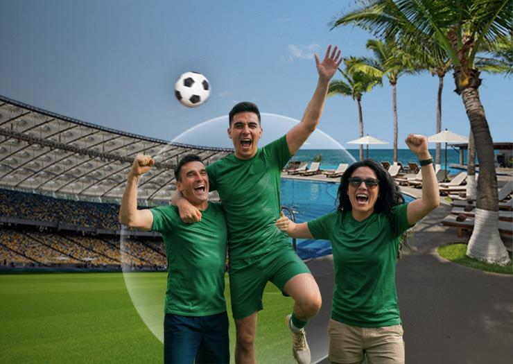 LA EMOCIÓN DEL FUTBOL SE VIVE EN KRYSTAL Krystal® Beach Acapulco LA EMOCIÓN DEL FUTBOL SE VIVE EN KRYSTAL Krystal® Beach Acapulco